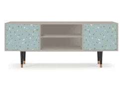 Móvel De Tv* Mueble de TV - 170х69х48 cm - T2 - Blue Drops, Areia Bege