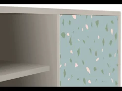 Móvel De Tv* Mueble de TV - 170х69х48 cm - T2 - Blue Drops, Areia Bege