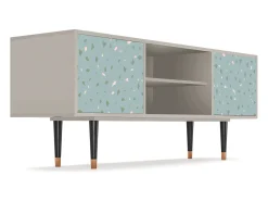 Móvel De Tv* Mueble de TV - 170х69х48 cm - T2 - Blue Drops, Areia Bege