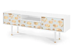 Outlet Mueble de TV - 170х59х41 cm - T6 - Blue Giraffe, Branco Bege