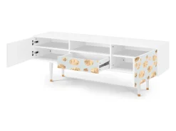 Outlet Mueble de TV - 170х59х41 cm - T6 - Blue Giraffe, Branco Bege