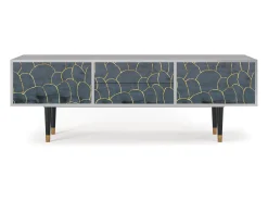 Móvel De Tv| Mueble de TV - 170х59х48 cm - T4 - Blue Lagoon, Cinza Cinzento