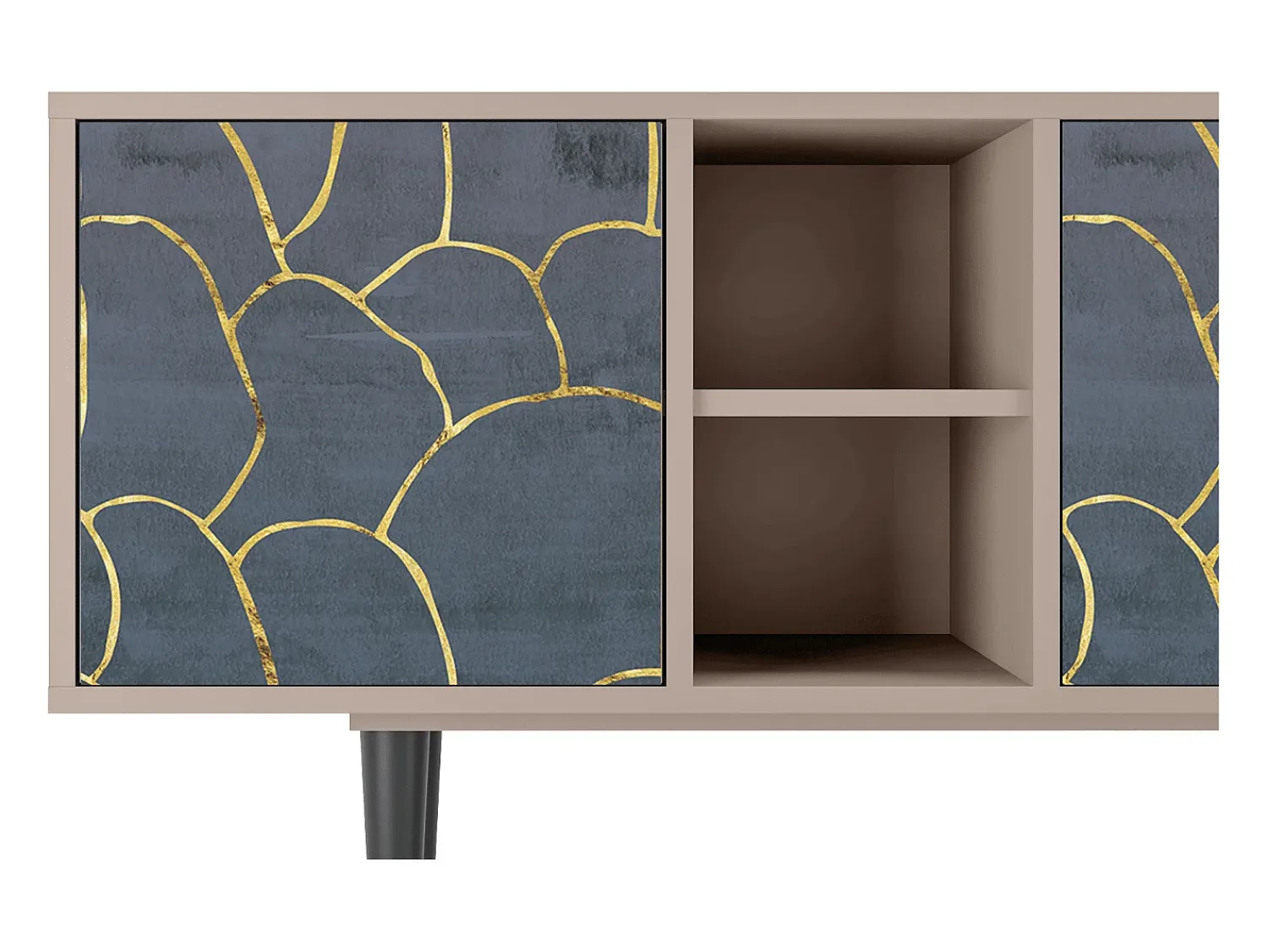 Mueble de TV - 150х69х41 cm - T5 - Blue Lagoon, Latte^ Móvel De Tv