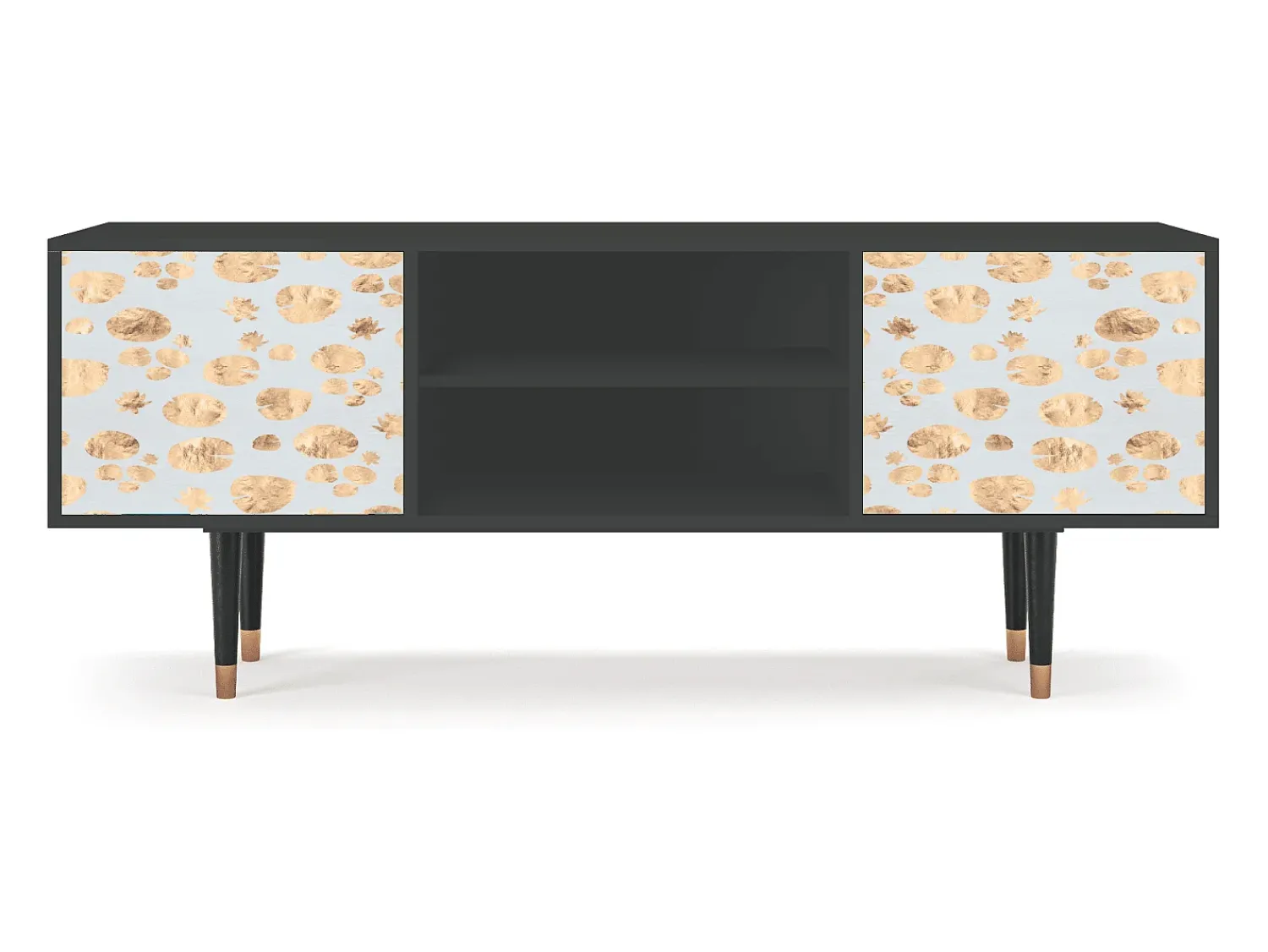 Móvel De Tv* Mueble de TV - 170х69х48 cm - T2 - Blue Giraffe, Antracite Cinza antracite