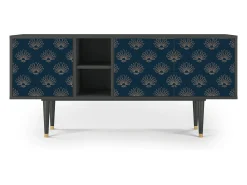 Clearance Mueble de TV - 150х69х41 cm - T5 - Blue Lotus, Antracite Cinza antracite