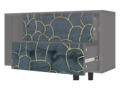 Móvel De Tv* Mueble de TV - 170х69х48 cm - T1 - Blue Lagoon, Cinza Cinzento