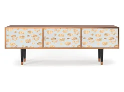 New Mueble de TV - 170х59х48 cm - T4 - Blue Giraffe, Nogueira Castanho