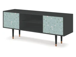 Sale Mueble de TV - 170х69х48 cm - T2 - Blue Drops, Antracite Cinza antracite