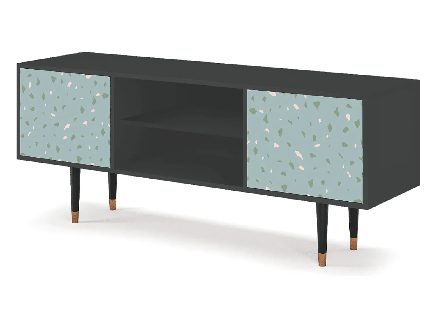 Sale Mueble de TV - 170х69х48 cm - T2 - Blue Drops, Antracite Cinza antracite