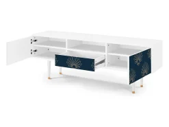 Online Mueble de TV - 170х59х41 cm - T6 - Blue Lotus, Branco Bege