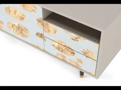 Móvel De Tv* Mueble de TV - 125х56х41 cm - T7 - Blue Giraffe, Areia Bege