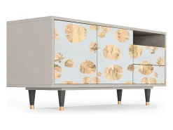 Móvel De Tv* Mueble de TV - 125х56х41 cm - T7 - Blue Giraffe, Areia Bege
