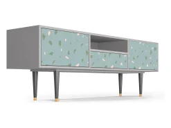Outlet Mueble de TV - 170х59х41 cm - T6 - Blue Drops, Cinza Cinzento
