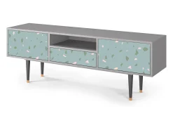 Outlet Mueble de TV - 170х59х41 cm - T6 - Blue Drops, Cinza Cinzento