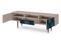 Móvel De Tv* Mueble de TV - 170х59х41 cm - T6 - Blue Lotus, Latte Bege