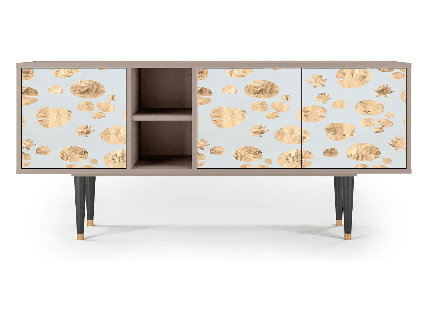 Móvel De Tv| Mueble de TV - 150х69х41 cm - T5 - Blue Giraffe, Latte Bege