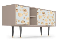 Móvel De Tv| Mueble de TV - 150х69х41 cm - T5 - Blue Giraffe, Latte Bege