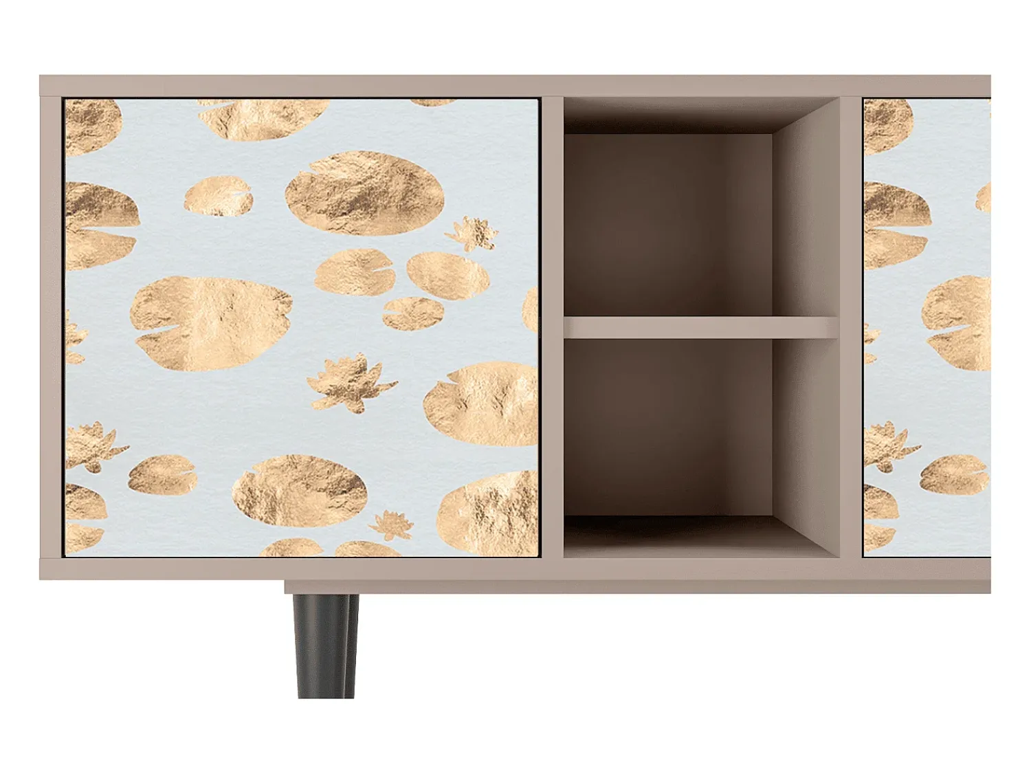 Móvel De Tv| Mueble de TV - 150х69х41 cm - T5 - Blue Giraffe, Latte Bege