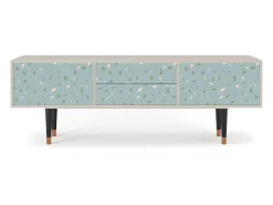 Móvel De Tv| Mueble de TV - 170х59х48 cm - T4 - Blue Drops, Areia Bege