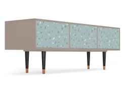 Discount Mueble de TV - 170х59х48 cm - T4 - Blue Drops, Latte Bege