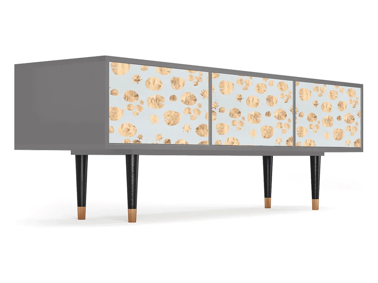 Móvel De Tv| Mueble de TV - 170х59х48 cm - T4 - Blue Giraffe, Cinza Cinzento