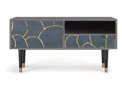 Móvel De Tv| Mueble de TV - 115х59х48 cm - T3 - Blue Lagoon, Areia Bege