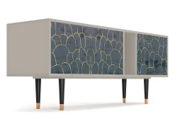 Móvel De Tv* Mueble de TV - 170х69х48 cm - T1 - Blue Lagoon, Areia Bege