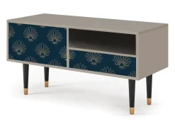 Mueble de TV - 115х59х48 cm - T3 - Blue Lotus, Areia^ Móvel De Tv