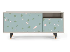 Mueble de TV - 125х56х41 cm - T7 - Blue Drops, Areia^ Móvel De Tv