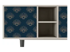 Mueble de TV - 150х69х41 cm - T5 - Blue Lotus, Areia^ Móvel De Tv