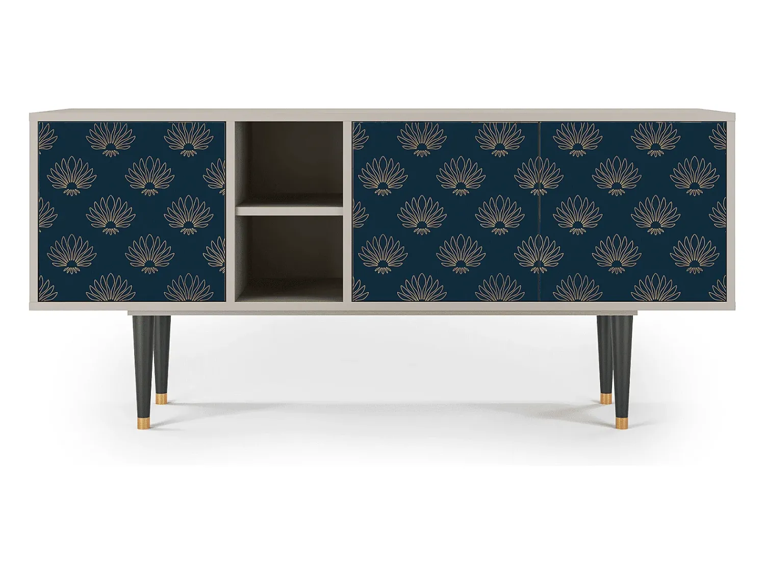 Mueble de TV - 150х69х41 cm - T5 - Blue Lotus, Areia^ Móvel De Tv