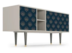 Mueble de TV - 150х69х41 cm - T5 - Blue Lotus, Areia^ Móvel De Tv