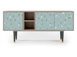 Móvel De Tv| Mueble de TV - 150х69х41 cm - T5 - Blue Drops, Latte Bege