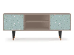 Outlet Mueble de TV - 170х69х48 cm - T2 - Blue Drops, Latte Bege