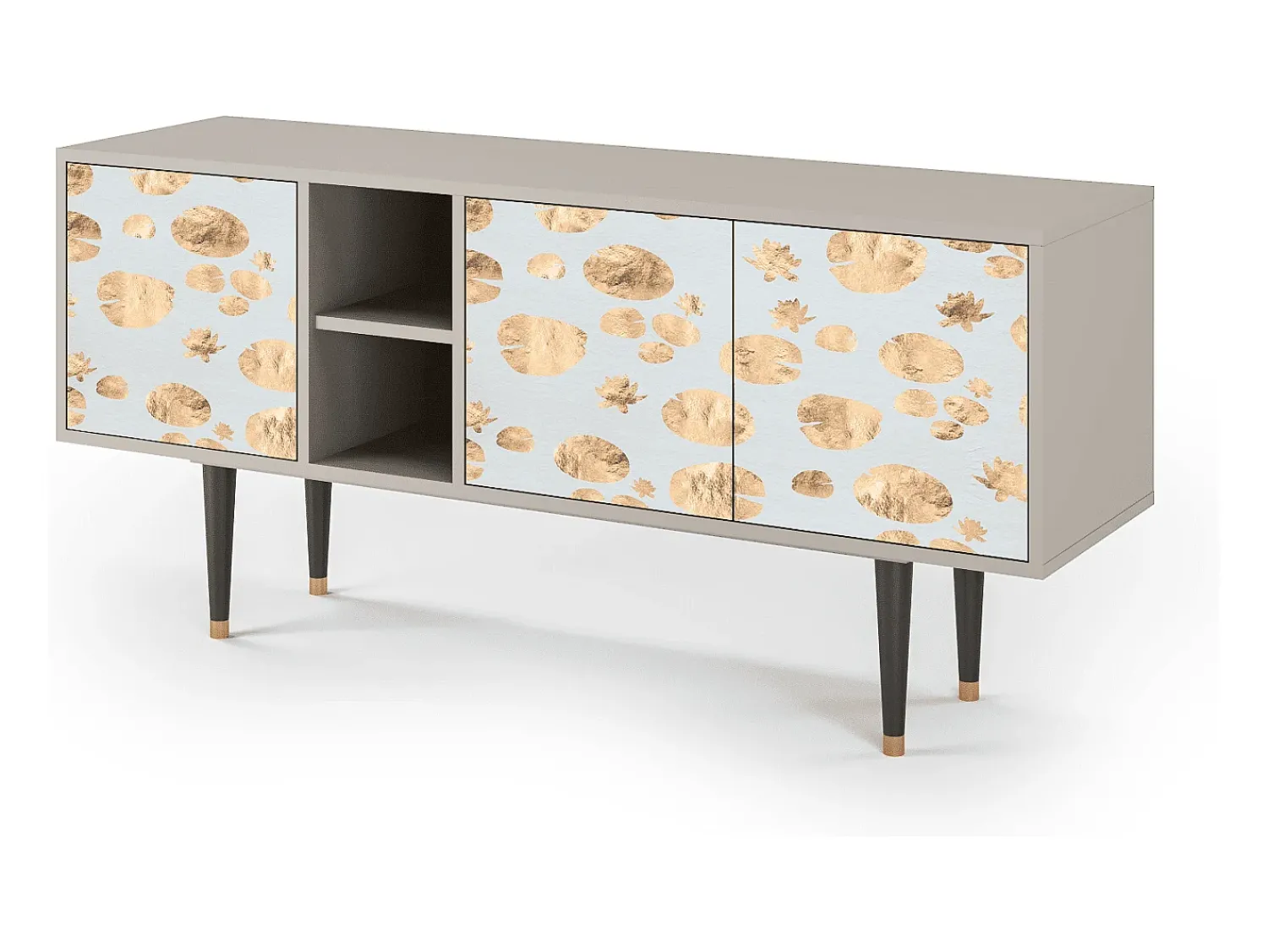 Móvel De Tv| Mueble de TV - 150х69х41 cm - T5 - Blue Giraffe, Areia Bege