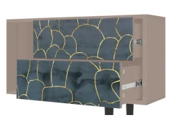 Móvel De Tv* Mueble de TV - 170х69х48 cm - T1 - Blue Lagoon, Latte Bege