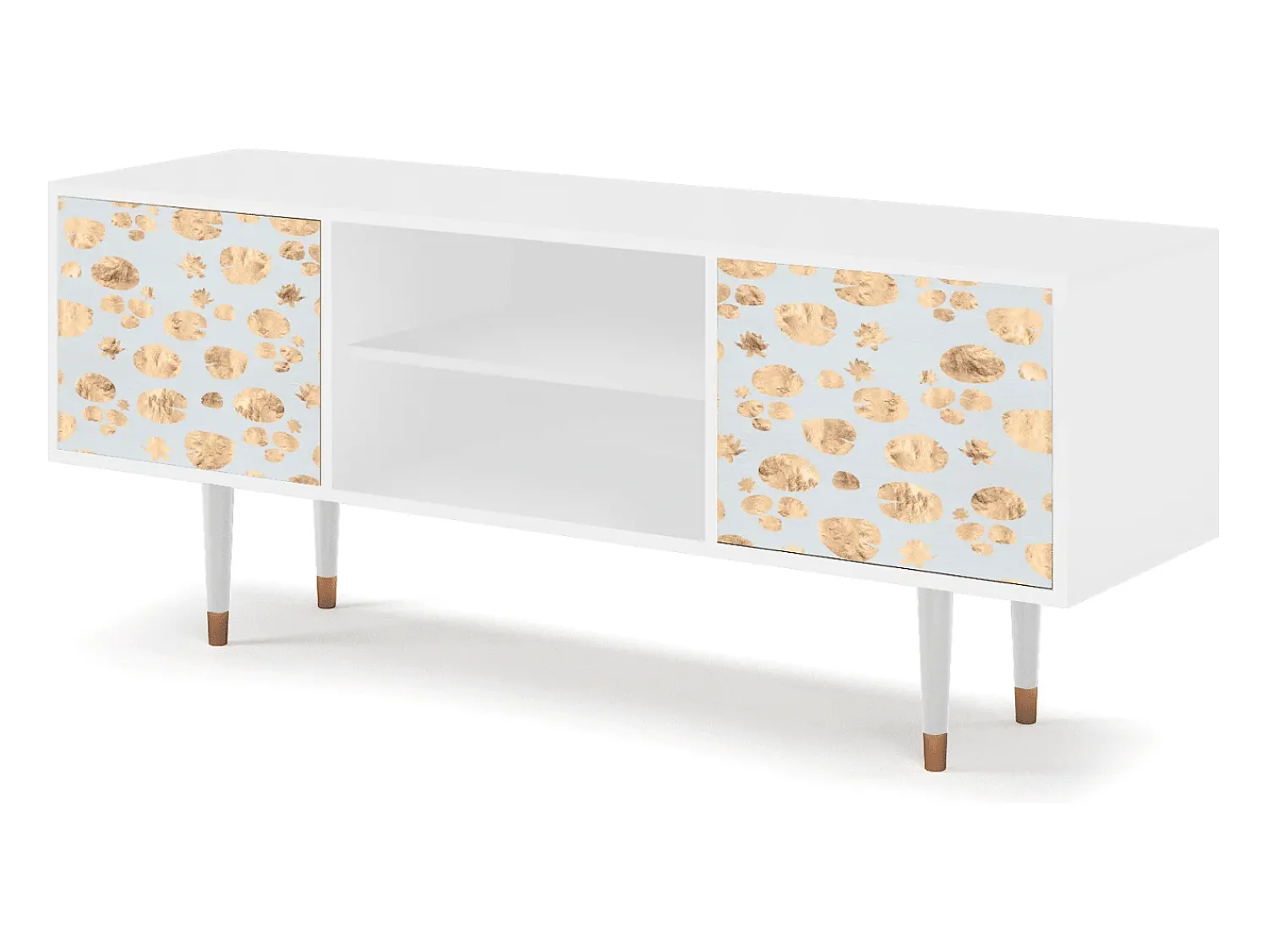 Outlet Mueble de TV - 170х69х48 cm - T2 - Blue Giraffe, Branco Bege