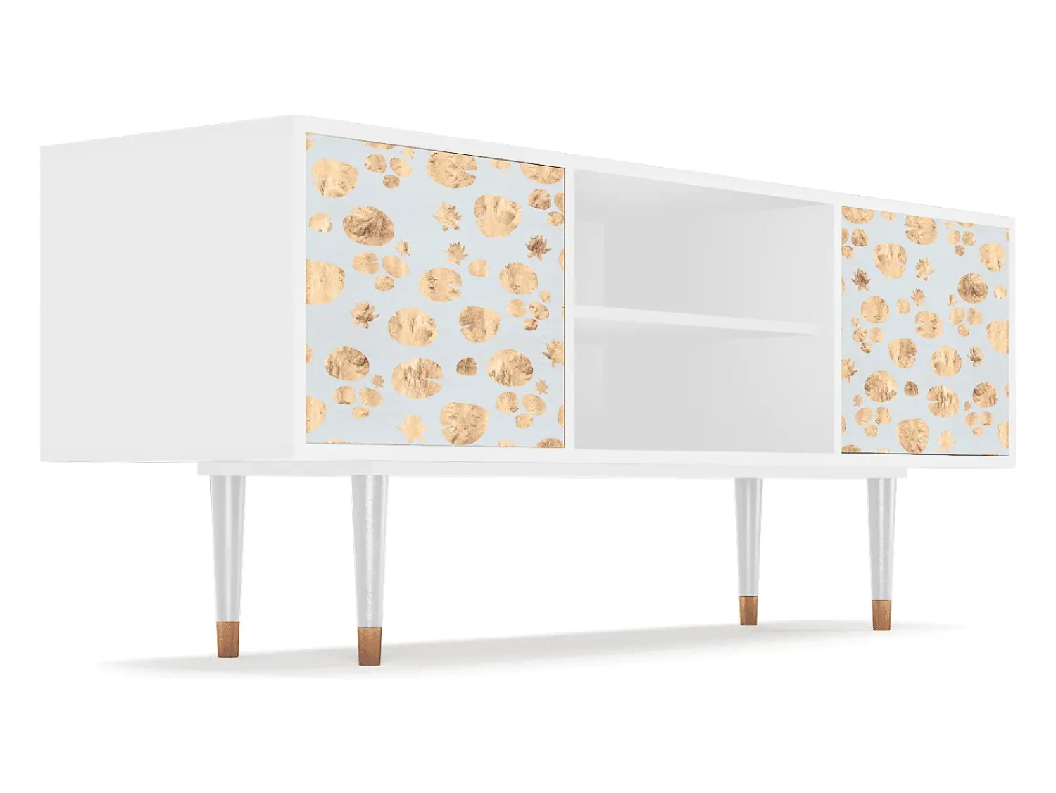 Outlet Mueble de TV - 170х69х48 cm - T2 - Blue Giraffe, Branco Bege