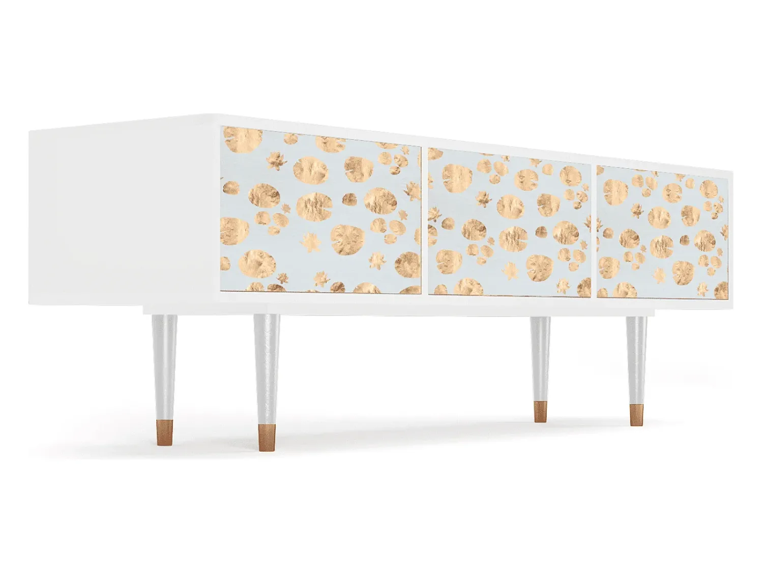 Móvel De Tv* Mueble de TV - 170х59х48 cm - T4 - Blue Giraffe, Branco Bege