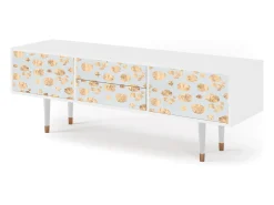 Móvel De Tv* Mueble de TV - 170х59х48 cm - T4 - Blue Giraffe, Branco Bege