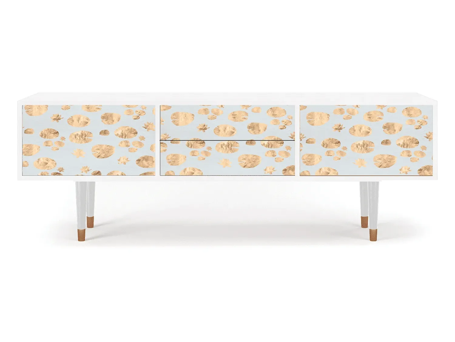 Móvel De Tv* Mueble de TV - 170х59х48 cm - T4 - Blue Giraffe, Branco Bege