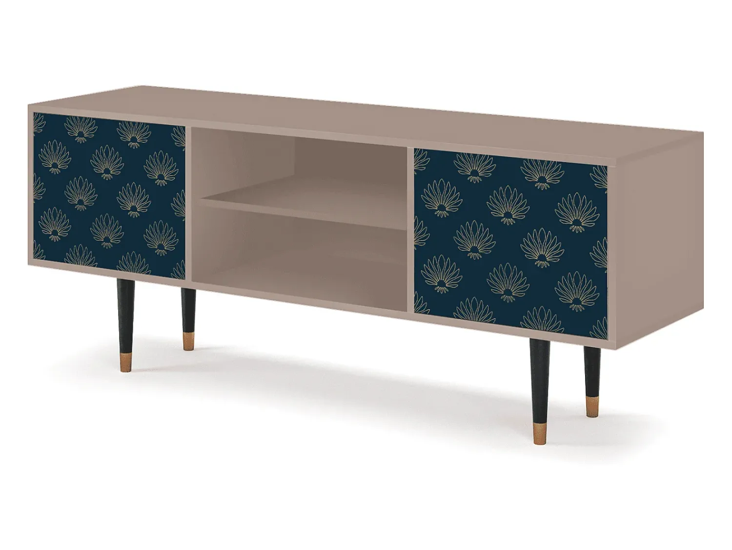 Móvel De Tv* Mueble de TV - 170х69х48 cm - T2 - Blue Lotus, Latte Bege