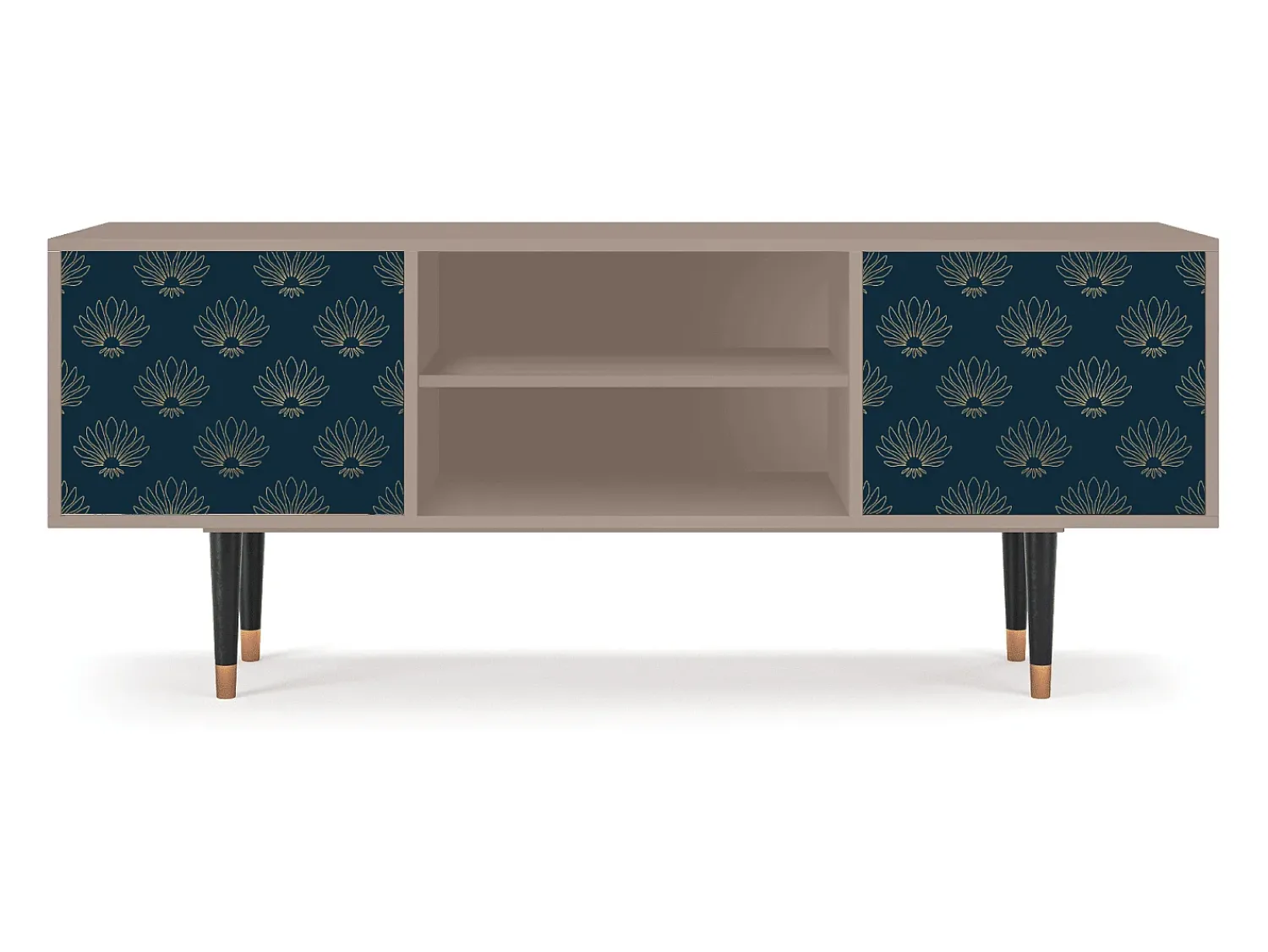Móvel De Tv* Mueble de TV - 170х69х48 cm - T2 - Blue Lotus, Latte Bege