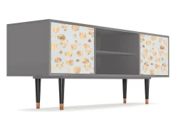 Móvel De Tv* Mueble de TV - 170х69х48 cm - T2 - Blue Giraffe, Cinza Cinzento
