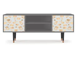 Móvel De Tv* Mueble de TV - 170х69х48 cm - T2 - Blue Giraffe, Cinza Cinzento