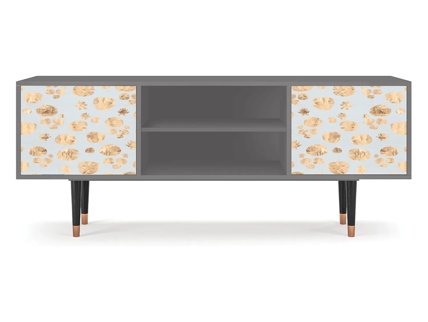 Móvel De Tv* Mueble de TV - 170х69х48 cm - T2 - Blue Giraffe, Cinza Cinzento