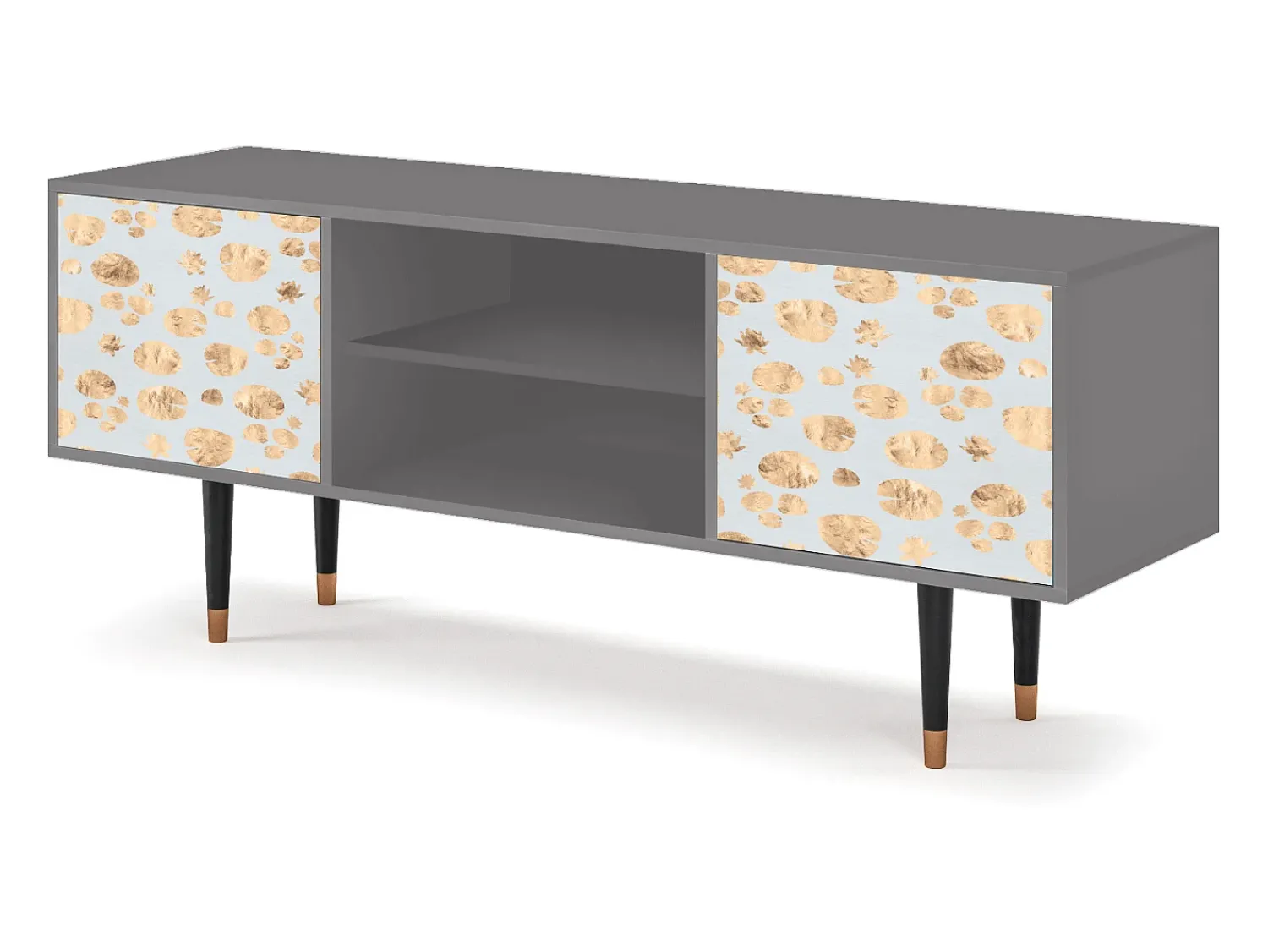Móvel De Tv* Mueble de TV - 170х69х48 cm - T2 - Blue Giraffe, Cinza Cinzento