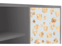 Móvel De Tv* Mueble de TV - 170х69х48 cm - T2 - Blue Giraffe, Cinza Cinzento