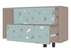 Sale Mueble de TV - 170х69х48 cm - T1 - Blue Drops, Latte Bege
