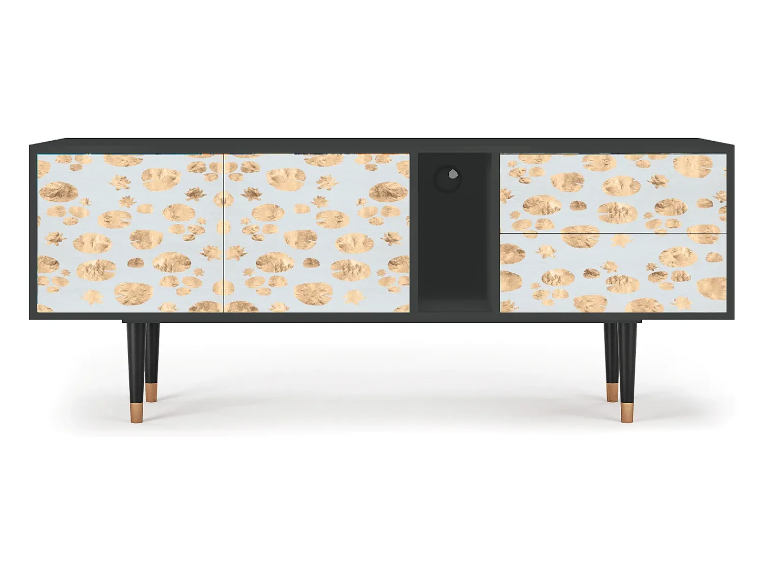 Mueble de TV - 170х69х48 cm - T1 - Blue Giraffe, Antracite^ Móvel De Tv